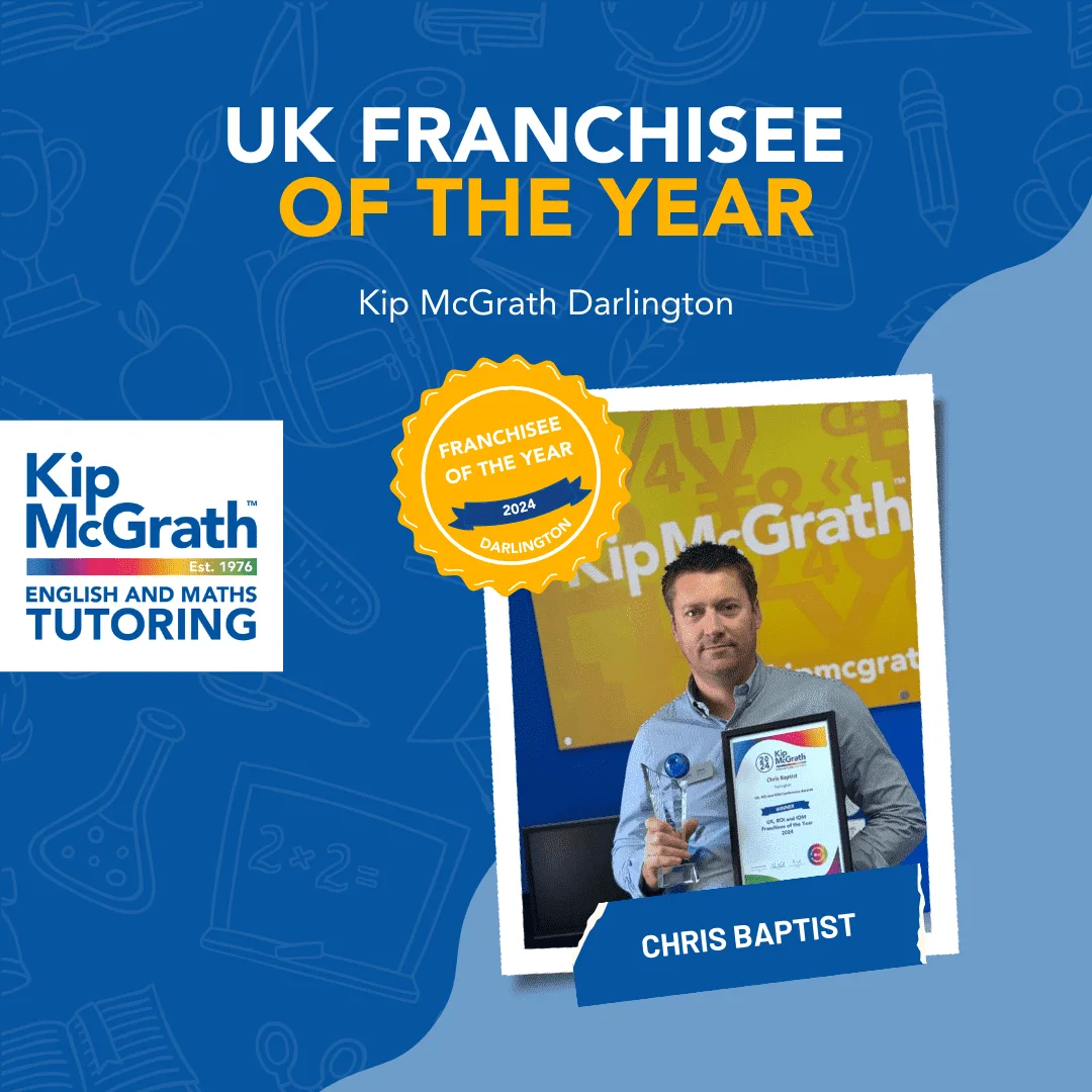 Kip McGrath Darlington UK Franchisee of the Year 2024